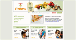 Desktop Screenshot of fitmenu.net