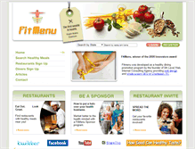 Tablet Screenshot of fitmenu.net
